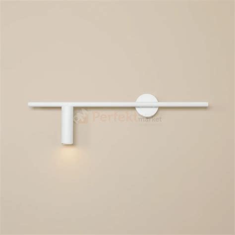 Lampa ścienna dasignerski kinkiet TREVO WALL ALL WHITE lewy 1104C Aldex