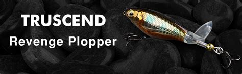 TRUSCEND Topwater Fishing Lures With BKK Hooks Pencil Plopper Fishing