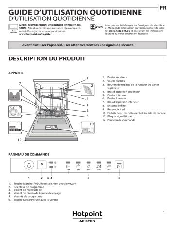 HOTPOINT ARISTON HI 3010 Mode D Emploi Manualzz