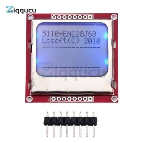 LCD Display Module White Blue Backlight 84x48 84x48 For Arduino Nokia