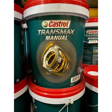 100 Original 18L Minyak Gearbox Manual Castrol GL 4 80W 90