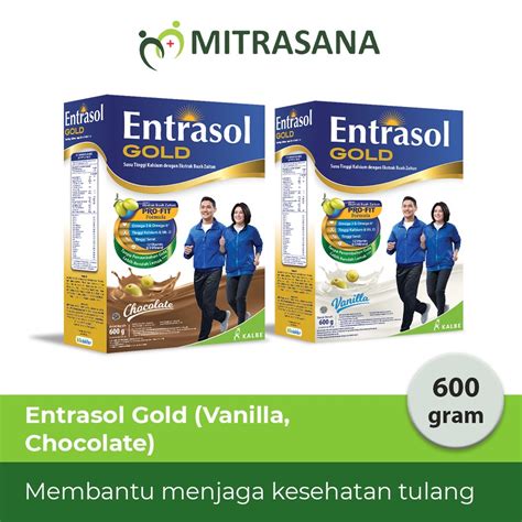 Jual Entrasol Gold Coklat Vanila Gr Shopee Indonesia