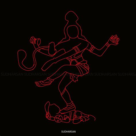 Nataraja Line Art Shiva Dance Art On Behance Dancing Shiva