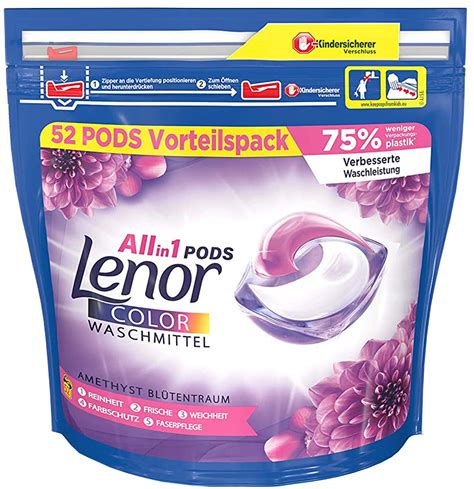 Lenor All in 1 Color Amethyst Blutentraum Kapsułki do Prania 52szt DE