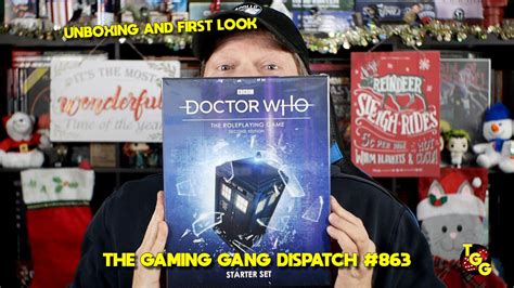 Unboxing And First Look At Doctor Who The Roleplaying Game Starter Set