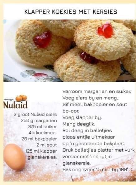 Klapper Koekies Met Kersies Artofit