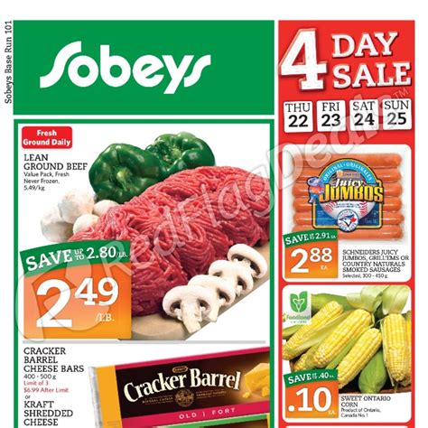 Sobeys Weekly Flyer Weekly Flyer Dollar Days Aug