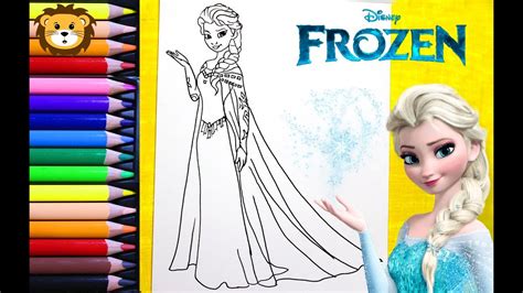 Como Dibujar Princesa Elsa Frozen Dibujos Para Niños Draw And