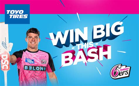 Sydney Sixers Win Big This Bash Competition Toyo Tires Australia