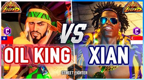 SF6 Oil King Rashid Vs Xian Dee Jay Street Fighter 6 YouTube