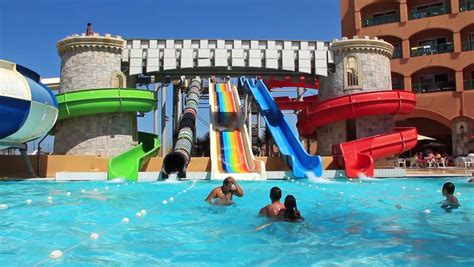 TUNISIA, SOUSSE, JULY 11, 2010: People In Big Recreation Area With ...