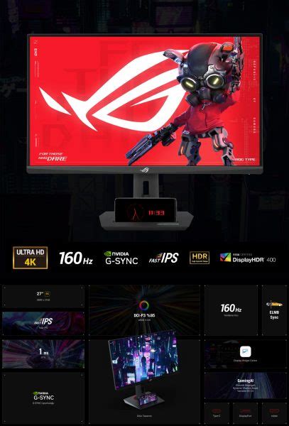 Asus Rog Strix Xg27ucs 27 Inç 160hz 1ms 4k Uhd Adaptive Sync Fast Ips