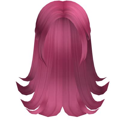Y K Lush Fluffy Long Popular Girl Hair Hot Pink Roblox