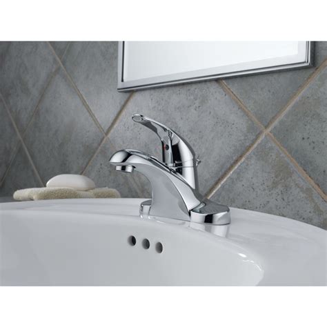 Delta Foundations Chrome 1 Handle 4 In Centerset Watersense Bathroom