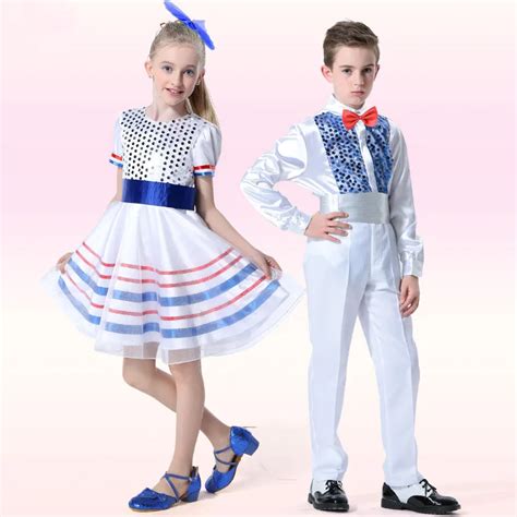 New Year Europe Style Childrens Chorus Suits Boys Bowtie Gentleman