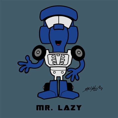 12. Mr. Lazy by hiredhand on DeviantArt