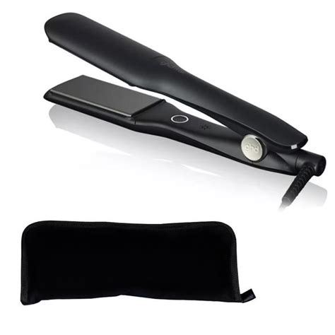 GHD Fer à lisser Lisseur GHD MAX Noir Pochette Noire Plate