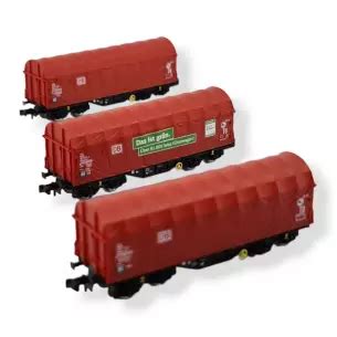 Wagon Bâché pour Train Miniature Échelle HO 1 87 ème N 1 160 ème