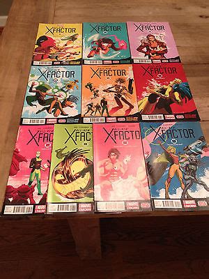 LOT 10 MARVEL NOW COMICS ALL NEW X FACTOR 1 10 ALL FIRST PRINTINGS