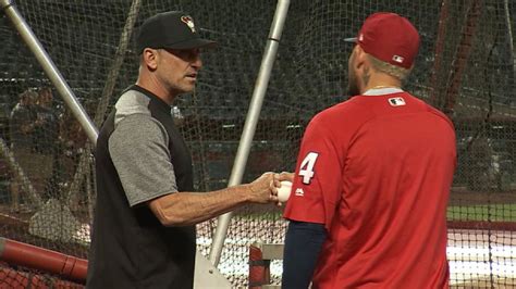 Stl Ari Lovullo Molina Talk Before The Game Arizona