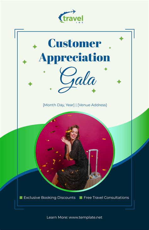 Free Travel Agency Customer Appreciation Poster Template to Edit Online