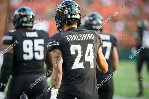 Hawaii Rainbow Warriors Defensive Back Kai Editorial Stock Photo