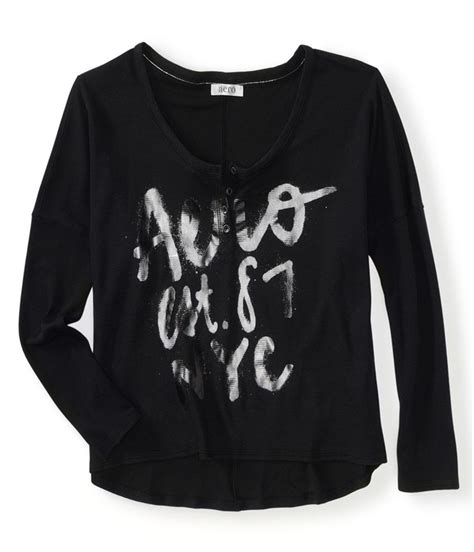 Aeropostale Womens Aero Est Nyc Thermal Sweater Womens Apparel