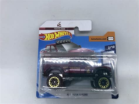 Hot Wheels Toyota Tundra Metallic Red Olympic Games Tokyo Short Card BigaMart