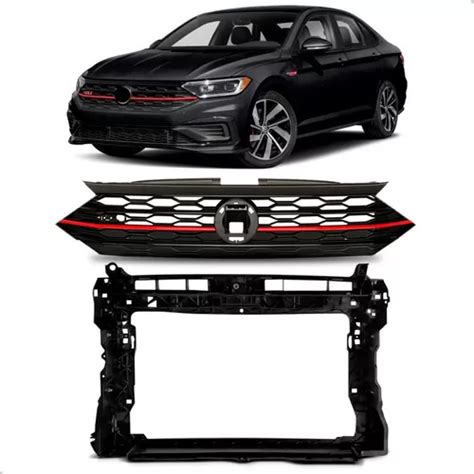 Kit Jetta Gli A Grade Vermelha Painel Frontal