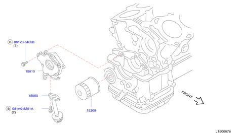 Infiniti G L V Mt Wd Was Engine Oil Pump An Engine Oil Pump