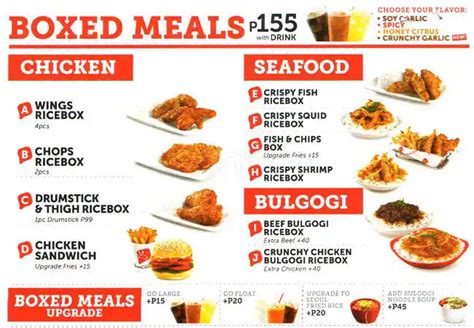 Main Menu Bonchon Chicken Philippines 94a