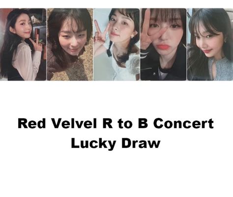 Nami On Twitter RED VELVET R To V Concert Lucky Draw LD POB PC 800