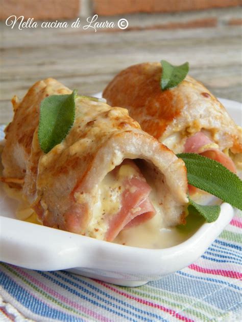 Involtini Di Maiale Con Senape E Mortadella Di Bologna