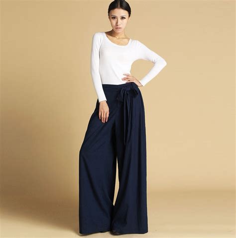 Blue Palazzo Pants