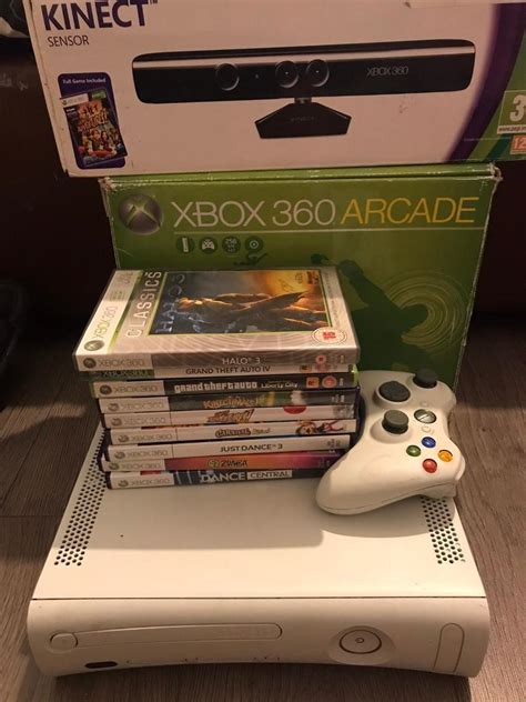 Xbox 360 arcade with Kinect and 14 games | in Childwall, Merseyside | Gumtree