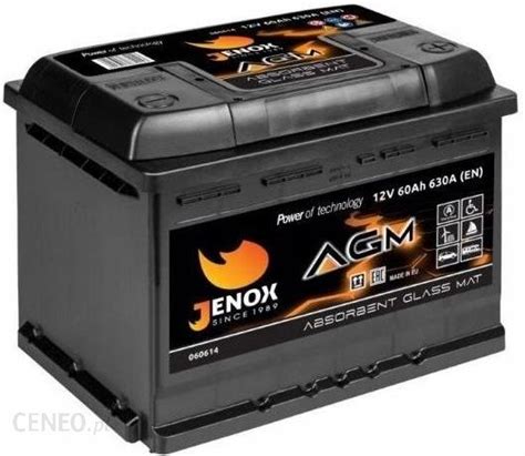 Jenox Akumulator Agm 12V 60Ah 680A R060614M PV FORUM