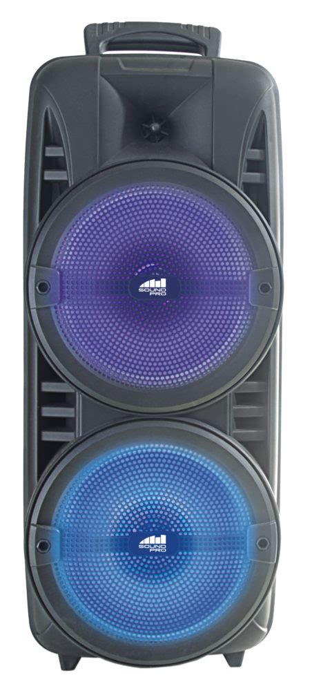 Portable Dual 8″ Wireless Party Speakers with Disco Lights – Naxa ...