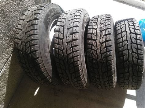 4 хубави зимни гуми с джанти за микробус Гуми с джанти 4 бр. ханкук 195 ...