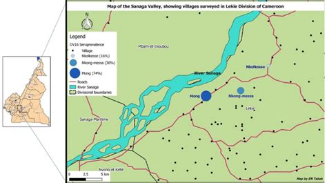 Map Showing The Location Of The Three Study Villages Download