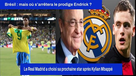 Le Real Madrid A Choisi Sa Prochaine Star Apr S Kylian Mbappe Vitor