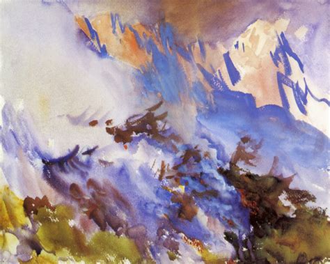 Art Prints of Mountain Fire by John Singer Sargent