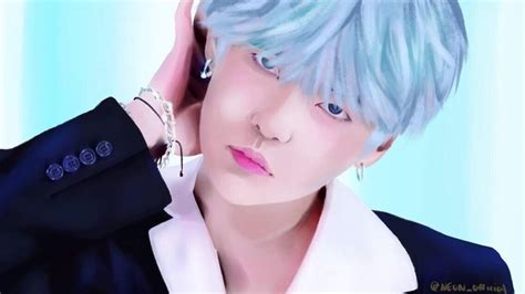 BTS "DNA" Suga fanart | Kpop FanArt Amino