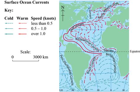 Ocean Currents Map Activity