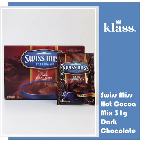 Swiss Miss Hot Cocoa Mix 31g Dark Chocolate Flavor Lazada Ph