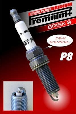 1626 BRISK P8 Bujía de encendido GasolinaM12x1,25, Ancho de llave: 14 ...