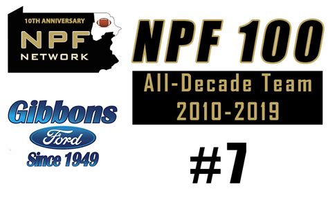 NPF 100: #7 – Dominic DeLuca, Wyoming Area – NEPA Football