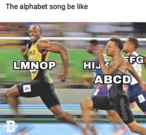 The alphabet song be like : r/wholesomememes