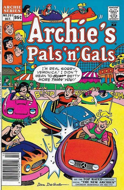 Gcd Cover Archies Pals N Gals 201 Archie Comic Books