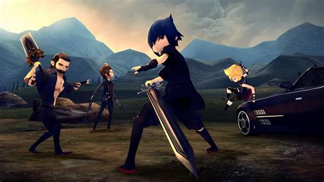 Final Fantasy XV Pocket Edition HD PS4 Gameplay Primeiros 52