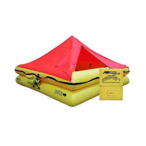 Avi Survival Life Raft 6 12 Person Faa Tso C70a Type I Life Raft